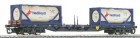15508 Tillig Container car with two tank containers &quot;Nedloyd&quot;